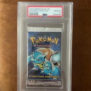 Base set booster pack Blastoise PSA 10