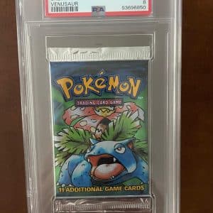 Base set booster pack Venusaur PSA 8